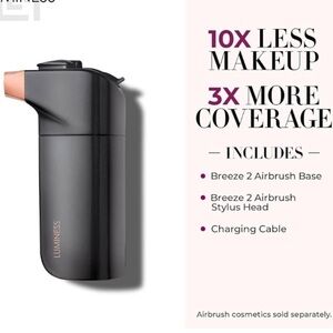 Luminess Breeze 2 Airbrush Foundation Makeup NWT Handheld System NEW SEALED